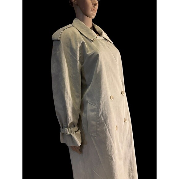 London Fog Maincoats of Weatherwear Distinction Womens 12 Pea Coat Trench VTG - Picture 11 of 16